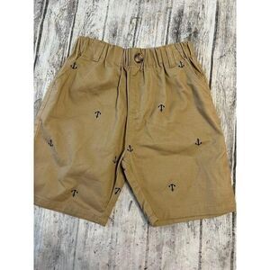 Shorts boys, beige with‎ anchors shorts size 130 equals 6/7